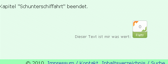 Beispiel einer Webseite mit Flattr-Button Beispiel einer Webseite mit Flattr-Button