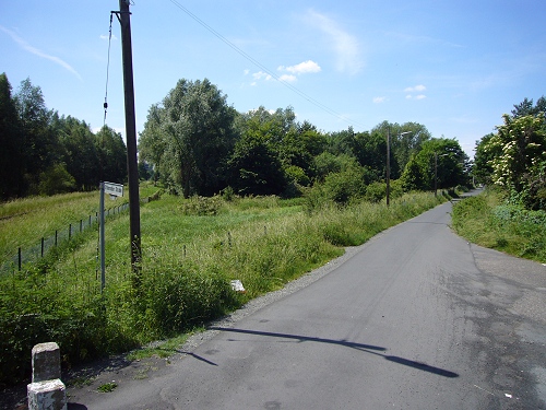 Verlauf des Querumer Kanals heute (Ottenroder Straße Richtung Südost)