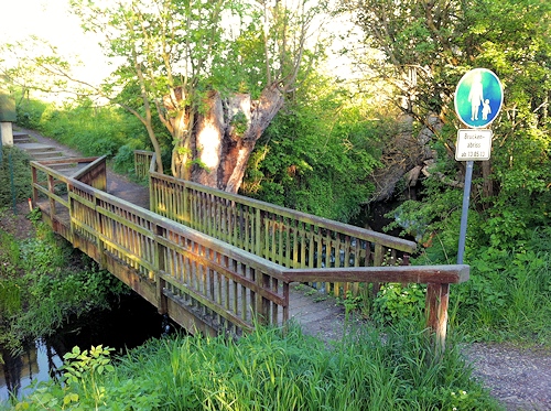 Wabebrücke vor dem Abriss